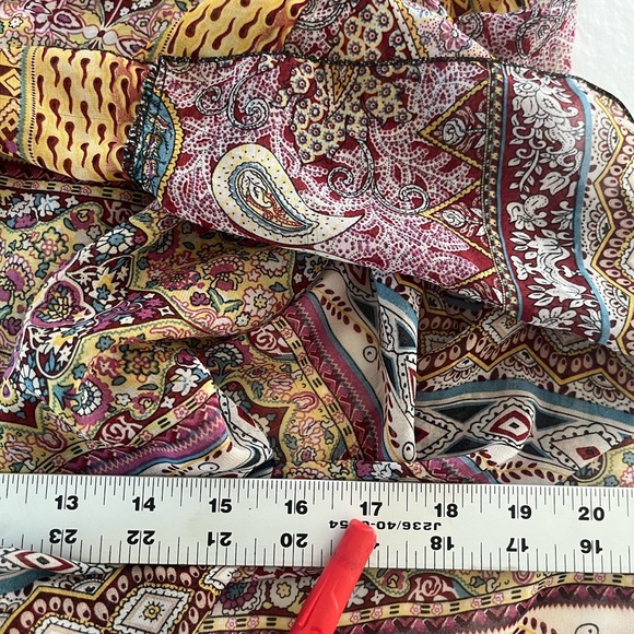 y2k inspired butterfly dress/top/swim coverup semi sheer sz lg boho fairy goth - Picture 11 of 12